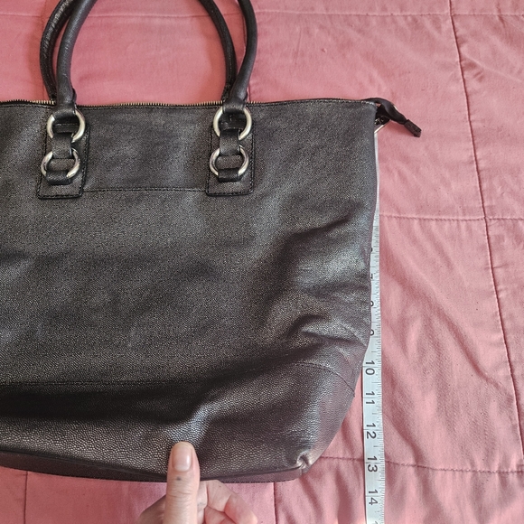 Cole Haan Black/ Silver Tote Bag - Picture 7 of 9